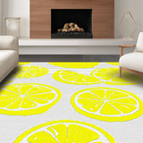 Quirky Modern Citrus Illustration(Yellow)