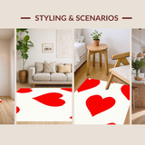 Charming Fluffy Heart Aesthetic(Red)