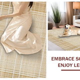 Minimalist Tan Geometric Motif(Beige)