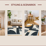 Ultra Soft Area Rug, Non Slip, Stain Resistant, Washable Area Rugs for Living Room, Bedroom, Versatile Charcoal Beige Playroom Stain-Resistant Rug(Gray)