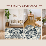 Elegant Neutral Geometric Harmony(Blue)