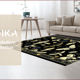 Witchy Earthy Mushroom Motif(Black)