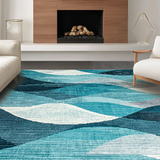 Artistic Fluid Brushstroke Visuals(Blue)