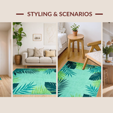 Earthy Teal Botanical Fusion(Blue)