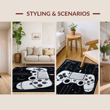 Edgy Monochrome Game Design(Black)