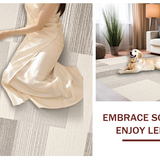 Elegant Solid Taupe Shag Texture(Beige)