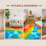 Joyful Rainbow Radiant Design(Blue)