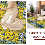 Bright Earthy Geometric Fusion(Yellow)