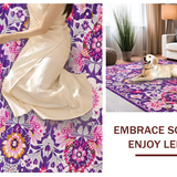 Contemporary Abstract Floral Composition(Purple)