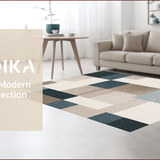 Ultra Soft Area Rug, Non Slip, Stain Resistant, Washable Area Rugs for Living Room, Bedroom, Contemporary Brushed Taupe Area Rug for Minimalist Bedrooms(Beige)