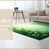 Ultra Soft Area Rug, Non Slip, Stain Resistant, Washable Area Rugs for Living Room, Bedroom, Fluffy Shag Nursery(Green)