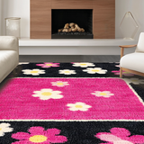 Elegant Monochrome Floral Display(Black)