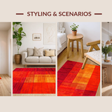 Artistic Fiery Swirl Design(Red)