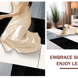 Avant Garde Modern Tiled Motif(Gray)