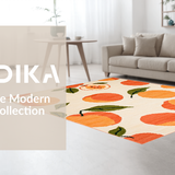 Vibrant Abstract Citrus Design Appeal(Beige)