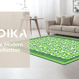 Ultra Soft Area Rug, Non Slip, Stain Resistant, Washable Area Rugs for Living Room, Bedroom, Rustic St. Patrick's Day Charm(Green)