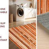 Ultra Soft Area Rug, Non Slip, Stain Resistant, Washable Area Rugs for Living Room, Bedroom, Vibrant Rustic Shag Appeal(Orange)