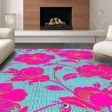 Bold Fluffy Modernist Decor(Blue)