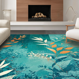 Contemporary Botanical Abstract Aesthetic(Blue)