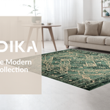 Chic Vintage Inspired Trellis Look(Blue)