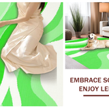 Bright Coastal Inspired Scallop Shape(Green)