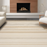 Ultra Soft Area Rug, Non Slip, Stain Resistant, Washable Area Rugs for Living Room, Bedroom, Rustic Natural Earthy Textures(Beige)