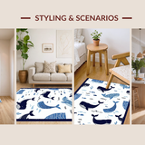 Cotton Tufted Ocean Vibe(Blue)