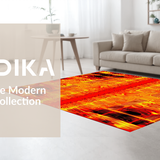 Dynamic Geometric Lava Illusion(Red)