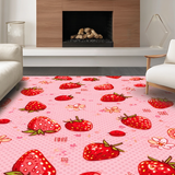 Lively Whimsical Botanical Print(Pink)