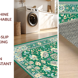 Sophisticated Textured Floral Fusion(Green)