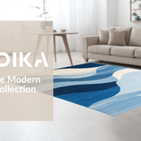 Elegant Textured Linear Elements(Blue)