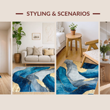 Chic Modern Color Block(Blue)