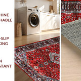 Elegant Transitional Floral Motif(Red)