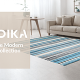 Contemporary Earthy Textured Design(Blue)