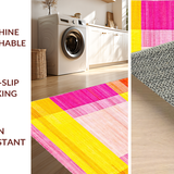 Ultra Soft Area Rug, Non Slip, Stain Resistant, Washable Area Rugs for Living Room, Bedroom, Enchanting Fantasy-Inspired Color Scheme(Yellow)