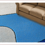 Ultra Soft Area Rug, Non Slip, Stain Resistant, Washable Area Rugs for Living Room, Bedroom, Modern Abstract Grey and Blue Living Room Non-Shedding Rug(Blue)