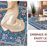 Elegant Multicolor Coastal Motif(Blue)