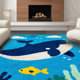 Dynamic Marine Life Educational Design(Blue)