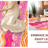 Eclectic Vintage Abstract Design(Pink)