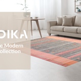 Ultra Soft Area Rug, Non Slip, Stain Resistant, Washable Area Rugs for Living Room, Bedroom, Cute Bow Silhouette Rug with Modern Outline Pattern and Subtle Preppy Flourish(Gray)