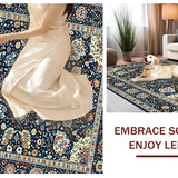 Chic Ornate Border Art Style(Blue)