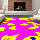 Funky Vibrant Abstract Expression(Pink)