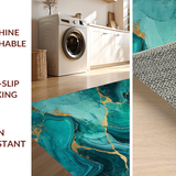 Dreamy Teal and Gold Harmony(Blue)