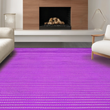 Ultra Soft Area Rug, Non Slip, Stain Resistant, Washable Area Rugs for Living Room, Bedroom, Trendy Statement Piece with Fun Design(Purple)