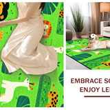 Playful Round Safari Illusion(Green)