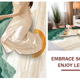 Elegant Round Minimalist Art(Green)