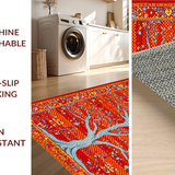 Chic Graphic Tree Illustration(Red)