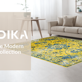 Charming Tiled Medallion Design(Yellow)