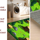 Joyful Cartoonish Scene(Green)