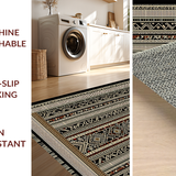 Contemporary Abstract Geometric Weave(Black)